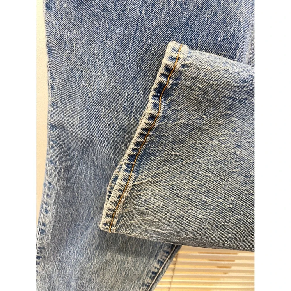 Abercrombie & Fitch Athletic Straight Jeans Mens 32x32 Medium Wash Vintage‎ EUC